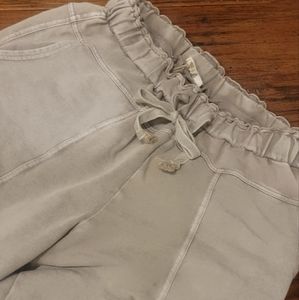 Khaki wide leg ankle pants,  Boutique pants